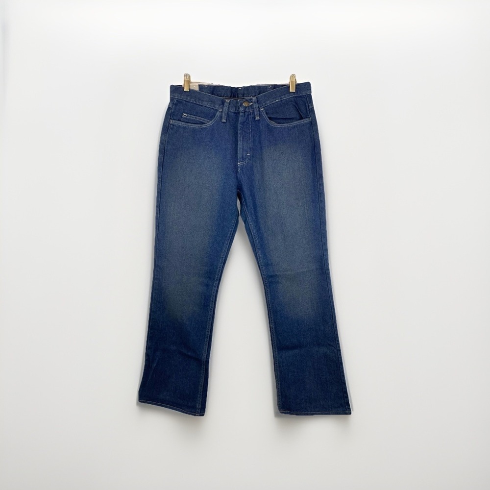 NWT BULWARK Men's Relaxed Fit FR Bootcut Jeans 33x32 Dark Blue Denim  PEJMSD4